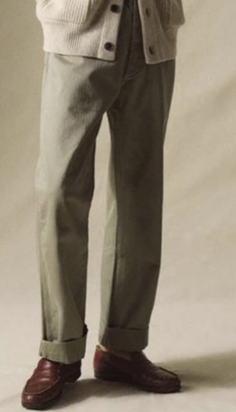 Buck Mason Olive Straight Chinos